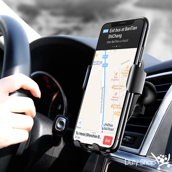 2-in-1 Wireless QI Charger & Auto-Locking Car Mount