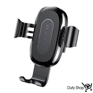 2-in-1 Wireless QI Charger & Auto-Locking Car Mount