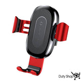 2-in-1 Wireless QI Charger & Auto-Locking Car Mount
