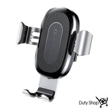 2-in-1 Wireless QI Charger & Auto-Locking Car Mount