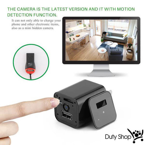 Hidden HD 1080P Camera Wall Charger