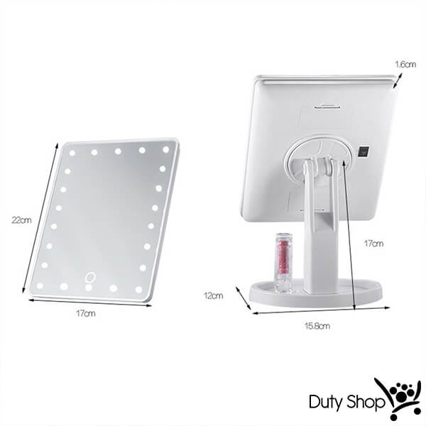 Lighted LED Makeup Mirror