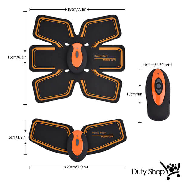 The New Wireless EMS ABS and Arm Trainer