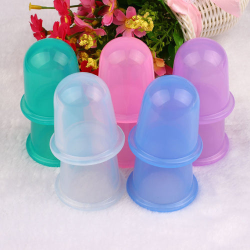 Anti Cellulite Vacuum Silicone Cupping Therapy Cups Set